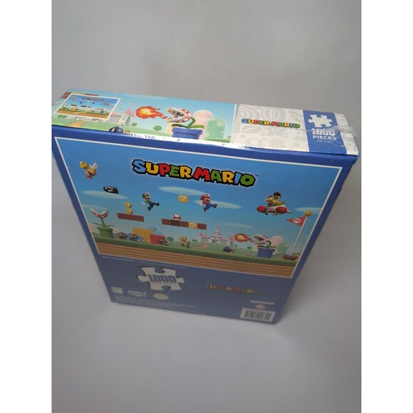 Super Mario 1000 Piece Puzzle Mayhem Nintendo Product Luigi Mario Bowser - Picture 4 of 6